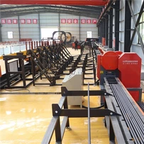 Ligne de coupe de barres d'armature hydraulique